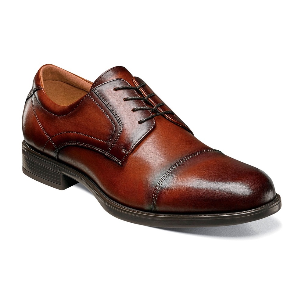 FLORSHEIM Men's Midtown Cap Toe Oxford